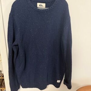 Quiksilver Men's Dark Blue Crewneck Sweater